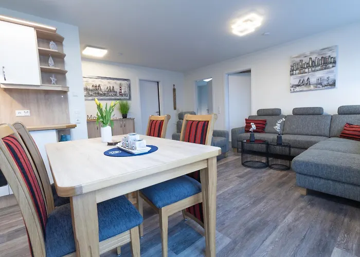 Nordseeglueck 16 Mit Grossem Balkon Und Sauna * דורום